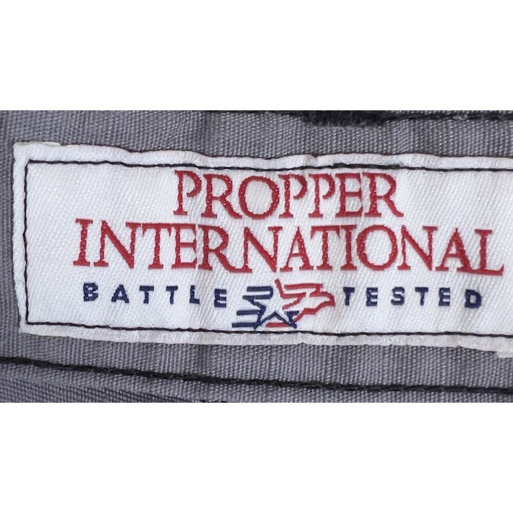 Men’s 3XL Propper Gray Ripstop Cargo Pants Double Knee Work Utility 48x32 - Picture 4 of 7